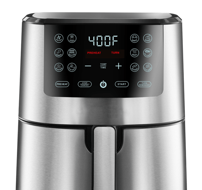 Stainless steel airfryer