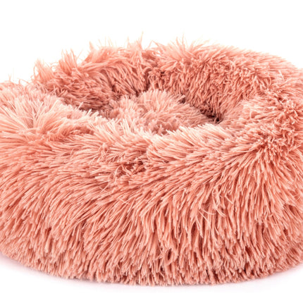 Pink dog bed