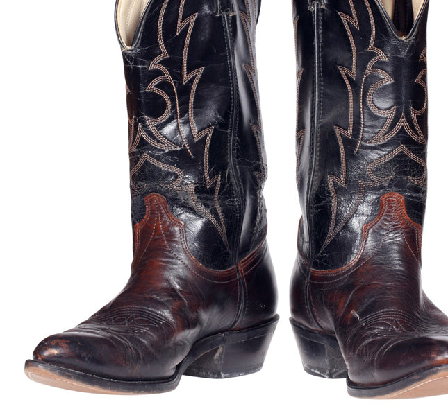 Knee high leather horse boots