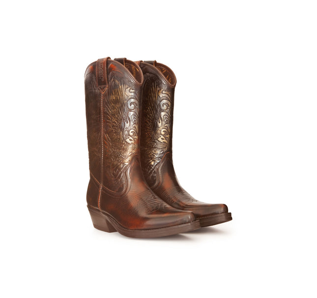 Brown Leather horse boots