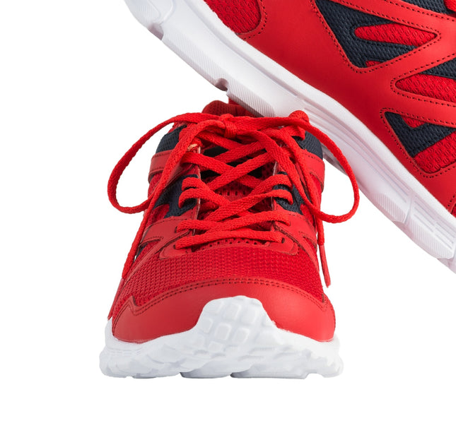 Red sport sneaker