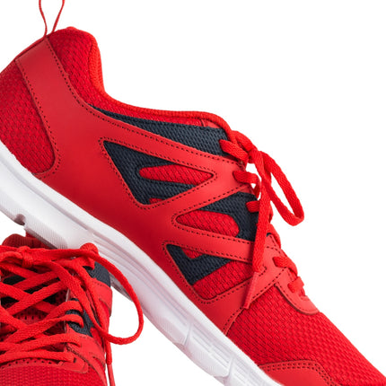 Red sport sneaker