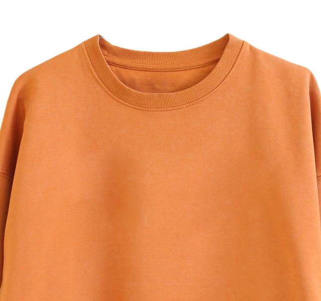 Orange comfort sweater