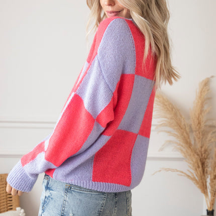 Chess Coral/Lila - Trui