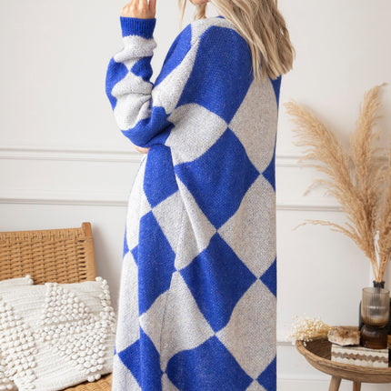 All Square Long Dark Blue - Vest