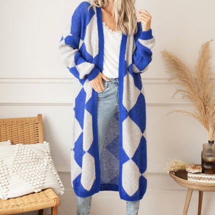 All Square Long Dark Blue - Vest