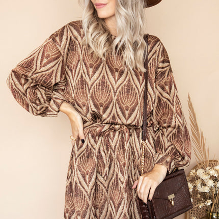 Keep On Glowing Brown Mix - Jurk