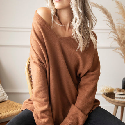 Comfy Billie Caramel - Trui