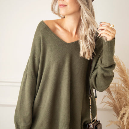Comfy Billie Kaki - Trui