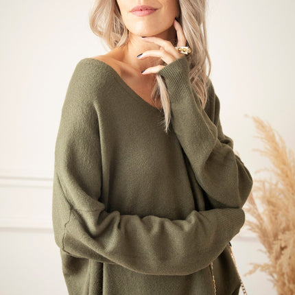 Comfy Billie Kaki - Trui