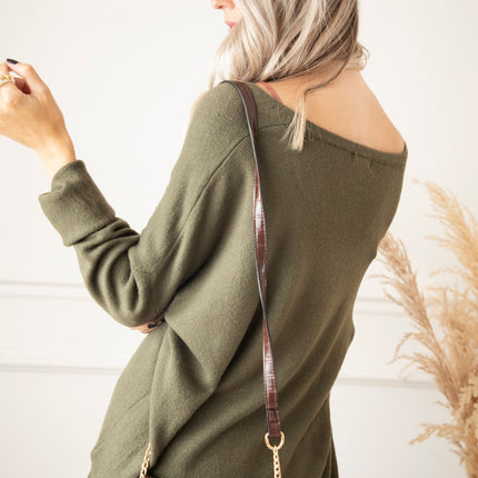 Comfy Billie Kaki - Trui