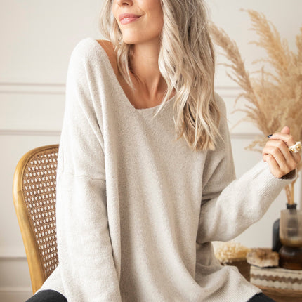 Comfy Billie Beige - Trui