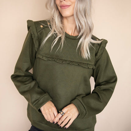 Charming Chelsea Kaki - Sweater
