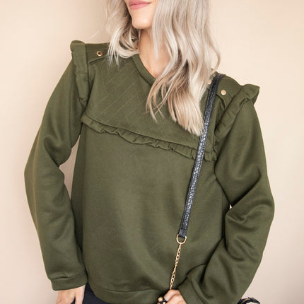 Charming Chelsea Kaki - Sweater