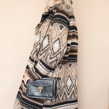 Soft Squares & Stripes Beige/Brown - Jas