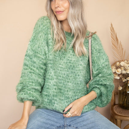 Fluffy Feels Green - Trui