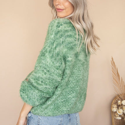 Fluffy Feels Green - Trui