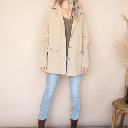 Take A Walk With Me Beige - Jacket
