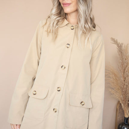 Take A Walk With Me Beige - Jacket