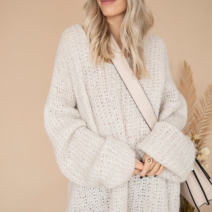 Extra Long, Extra Cozy Off White - Trui