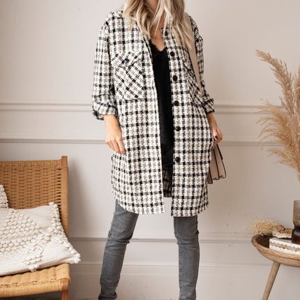 Most-Loved Pattern In Fall Black/White - Vest