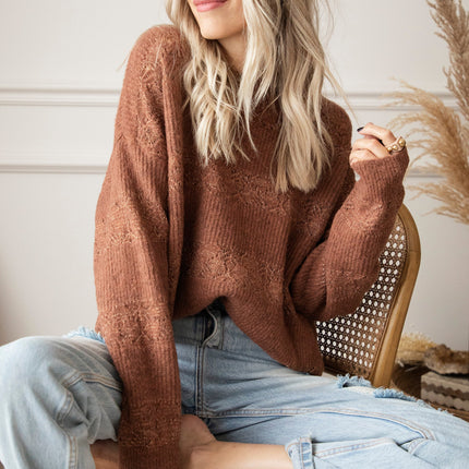 Sparkles & Stripes Caramel - Trui