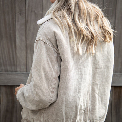 Teddy Jean Beige - Jacket
