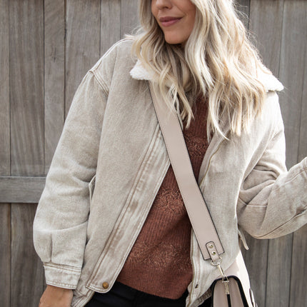 Teddy Jean Beige - Jacket