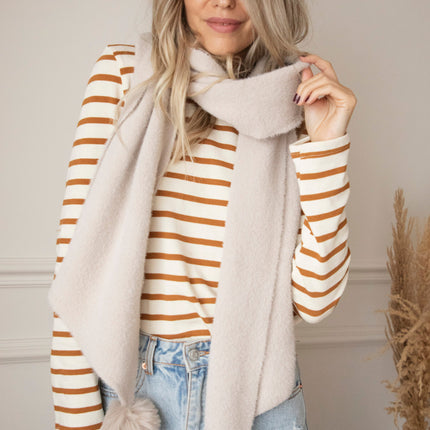 Pompkin Off White - Sjaal