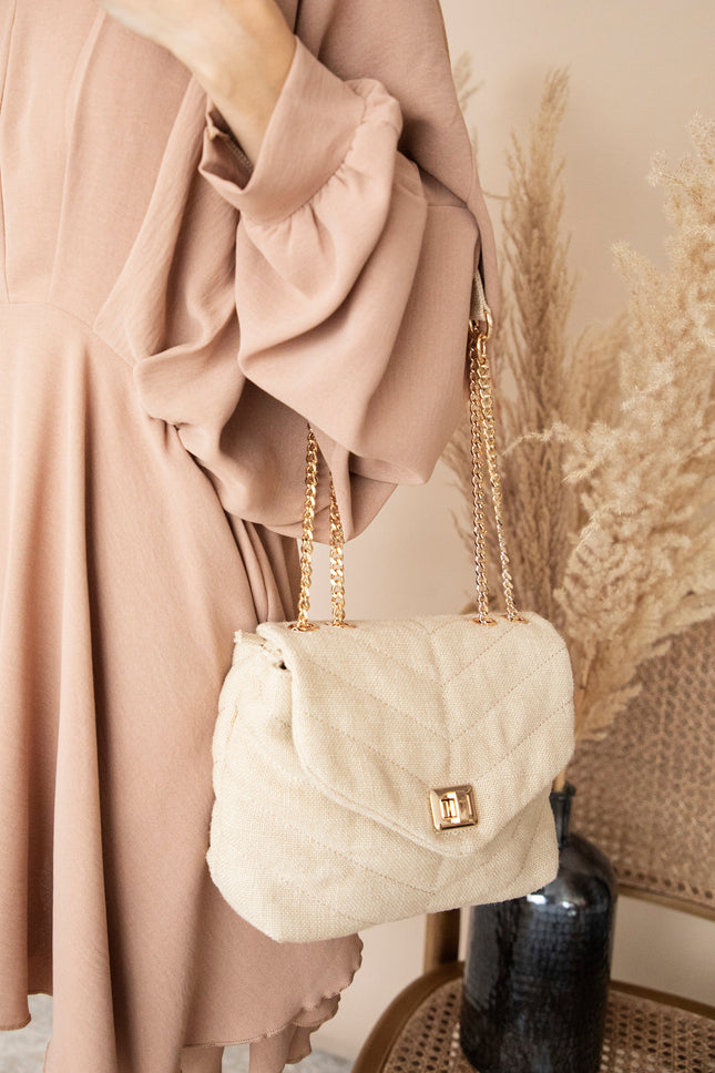 Made Of Linen Beige - Handtas