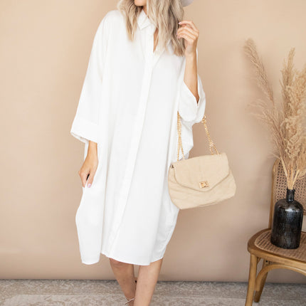 Made Of Linen Beige - Handtas