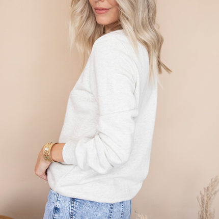 All Eyes On You Beige - Sweater