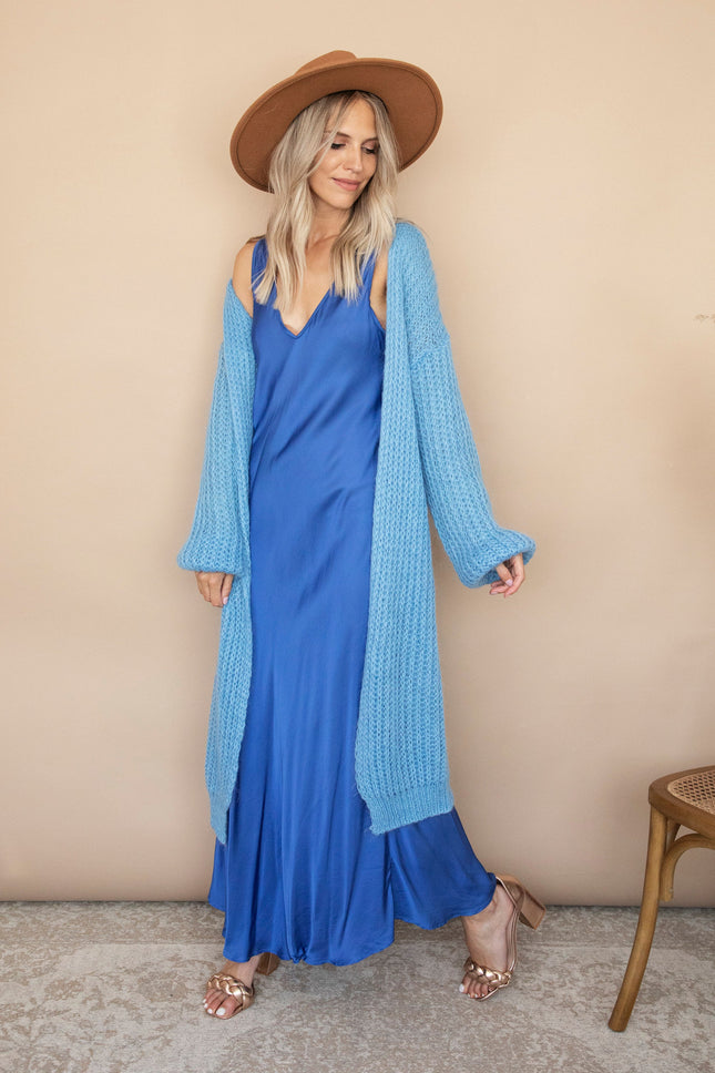 Cozy Elza Long Blue - Vest