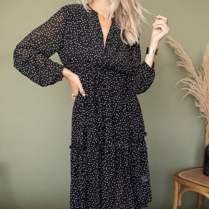 Sprinkled With Love Black - Jurk