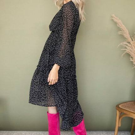 Sprinkled With Love Black - Jurk