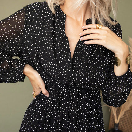 Sprinkled With Love Black - Jurk