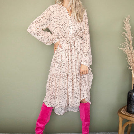 Sprinkled With Love Creamy Pink - Jurk