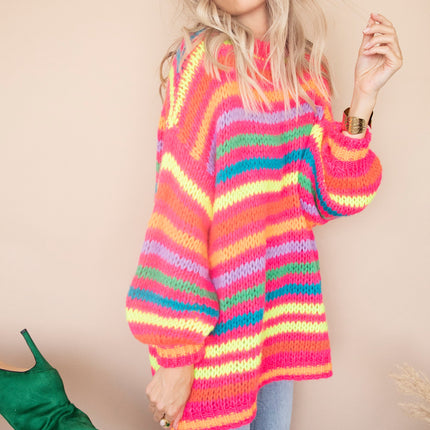 Fantastic Fluo Fuchsia Mix - Trui