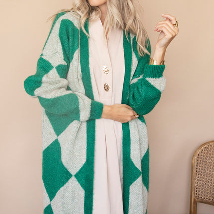 All Square Long Green - Vest