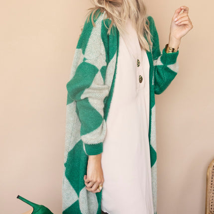All Square Long Green - Vest