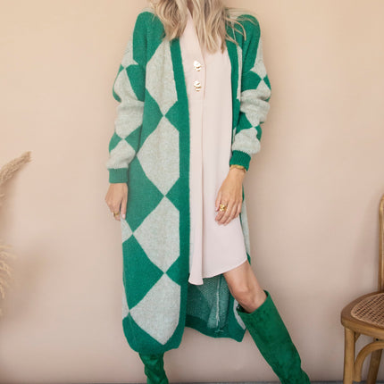 All Square Long Green - Vest