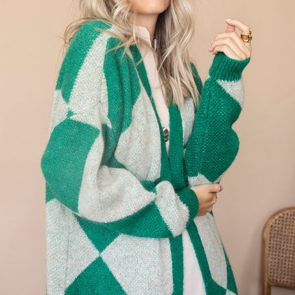 All Square Long Green - Vest