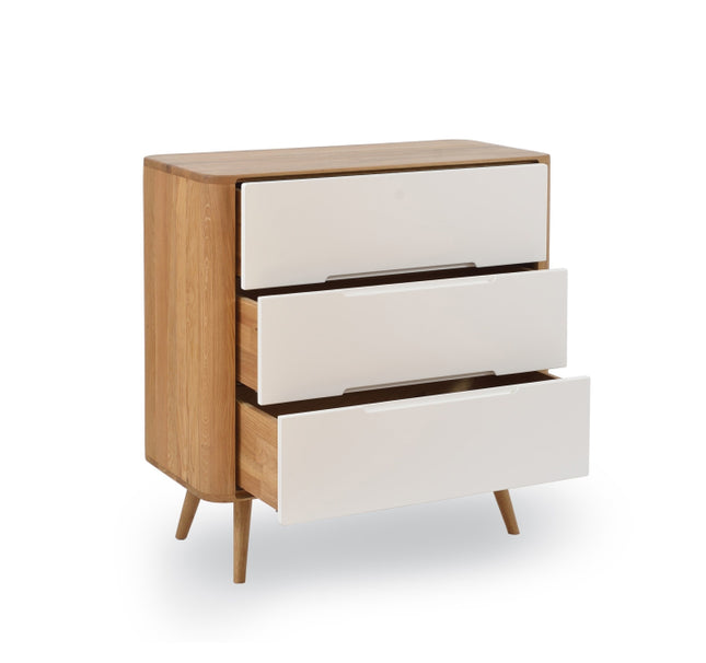 Chest of drawers Lilly 120 cm with 3 drawers