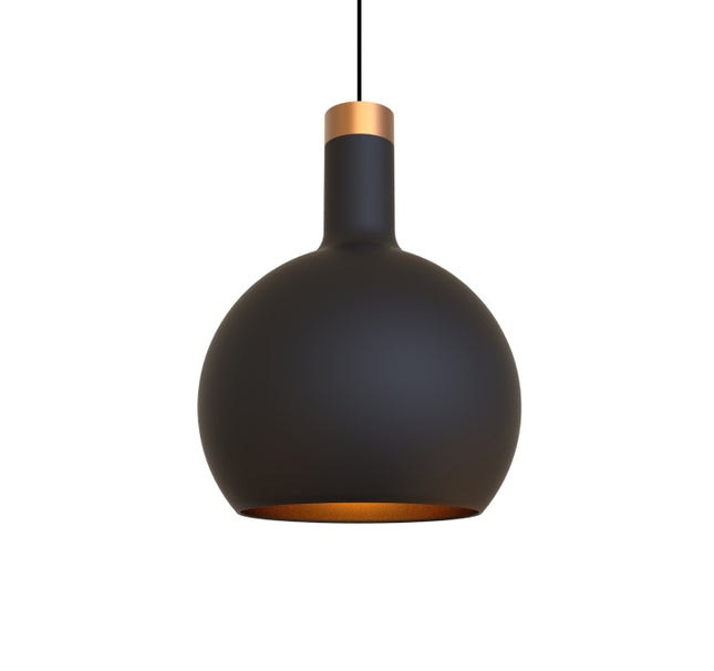 Hanging lamp 18 Cm Steel Black