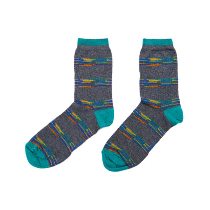 Striped pattern socks