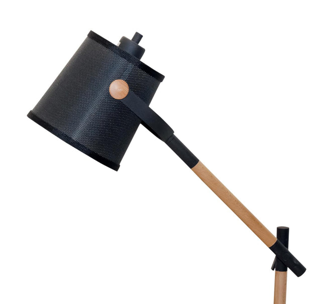 Desk lamp Ben Adjustable 30 cm Steel Black