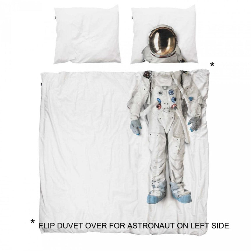 SNURK Astronaut duvet cover White Astro