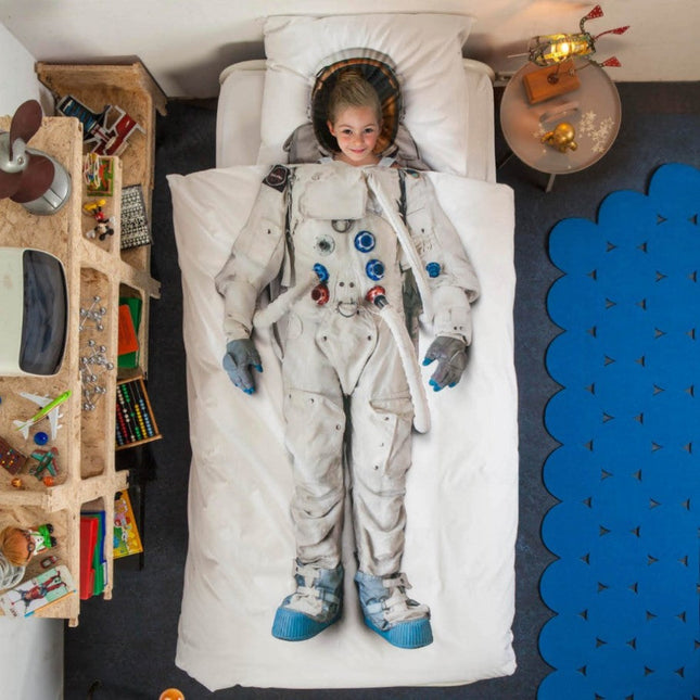 SNURK Astronaut duvet cover White Astro