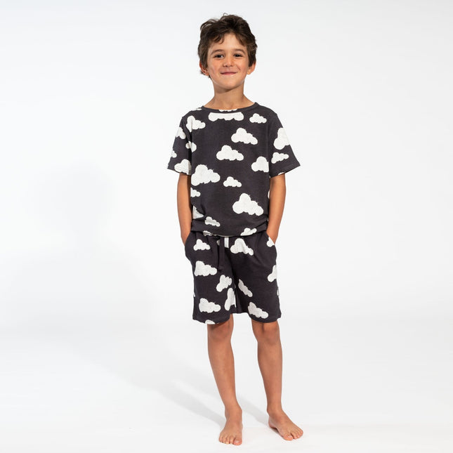 SNURK Cloud 9 Grey Black Shorts Kids