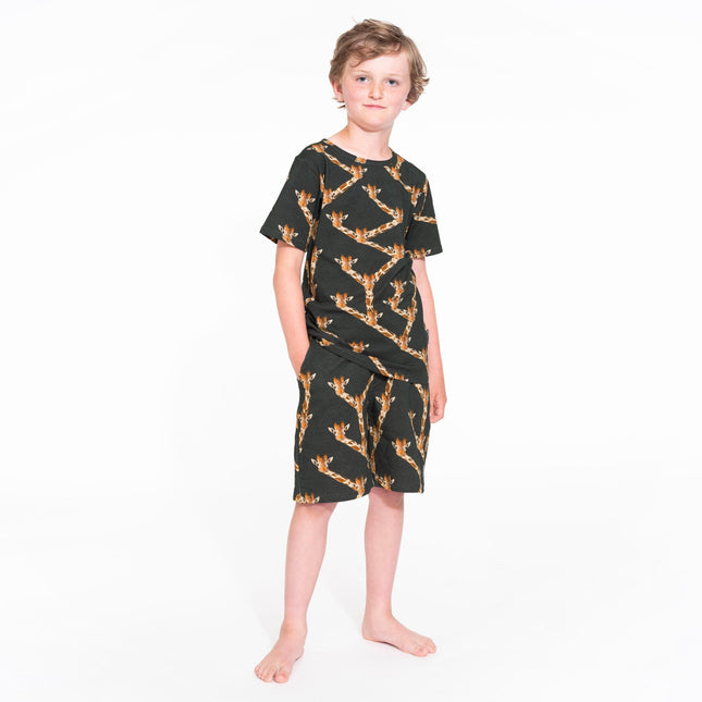 SNURK Giraffe Black Short Kids